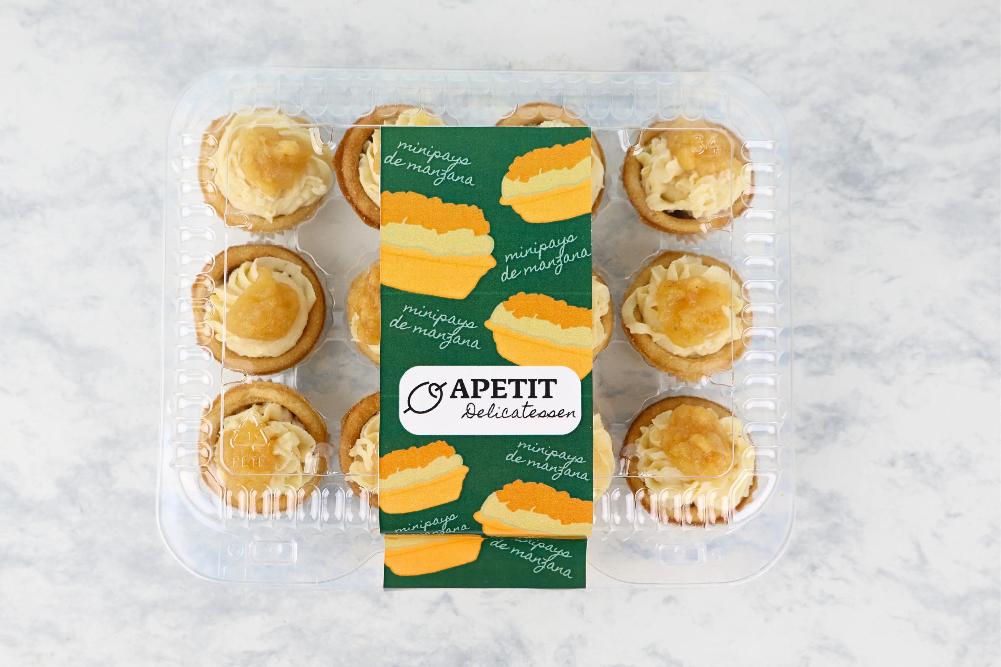 Mini Pays de Manzana Reposteria
