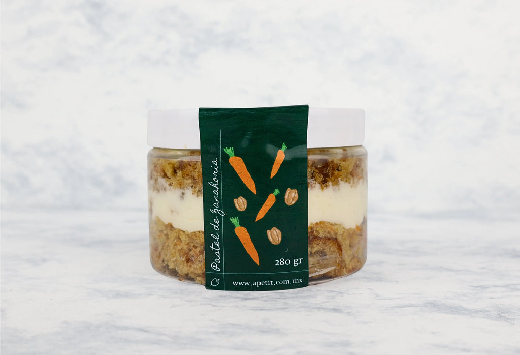 Bote Pastel de Zanahoría con Nuez Congelados