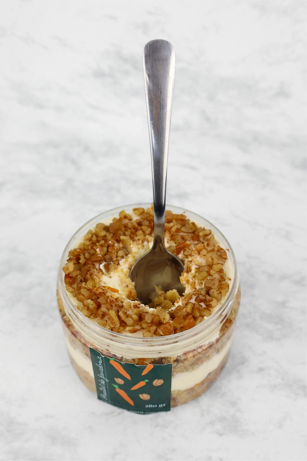 Bote Pastel de Zanahoría con Nuez Congelados