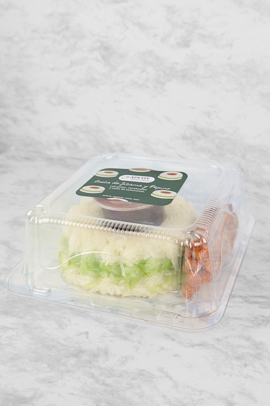 Rosca de Jícama y Pepino