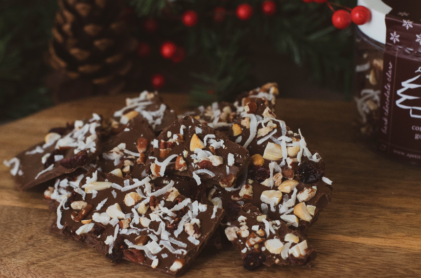 Bote de Bark de Chocolate Claro