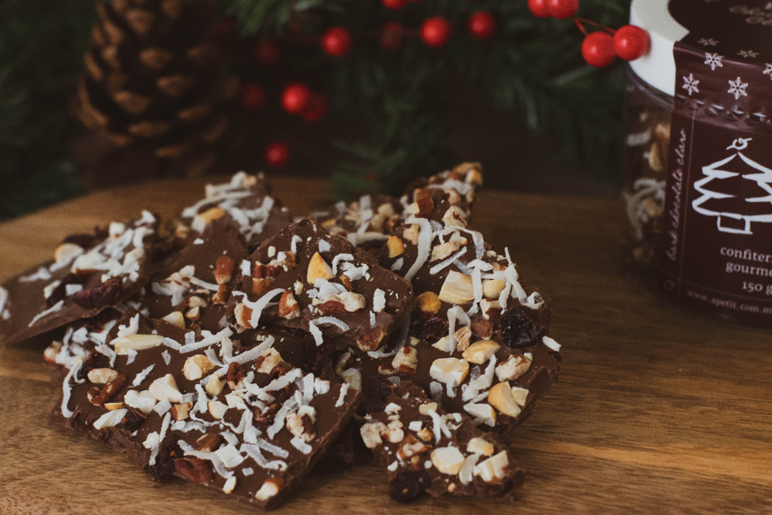 Bote de Bark de Chocolate Claro