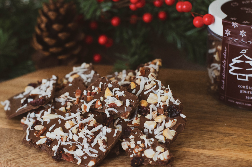 Bote de Bark de Chocolate Claro